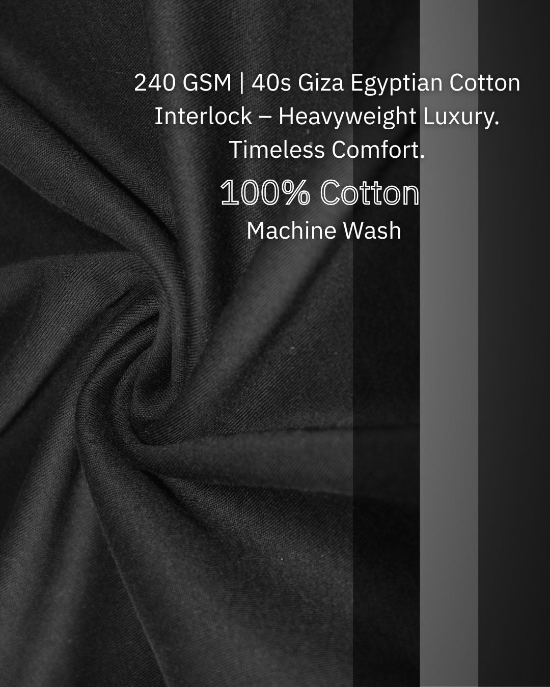 BLAQMOON ORIGINALS BLACK REGULAR FIT TEE