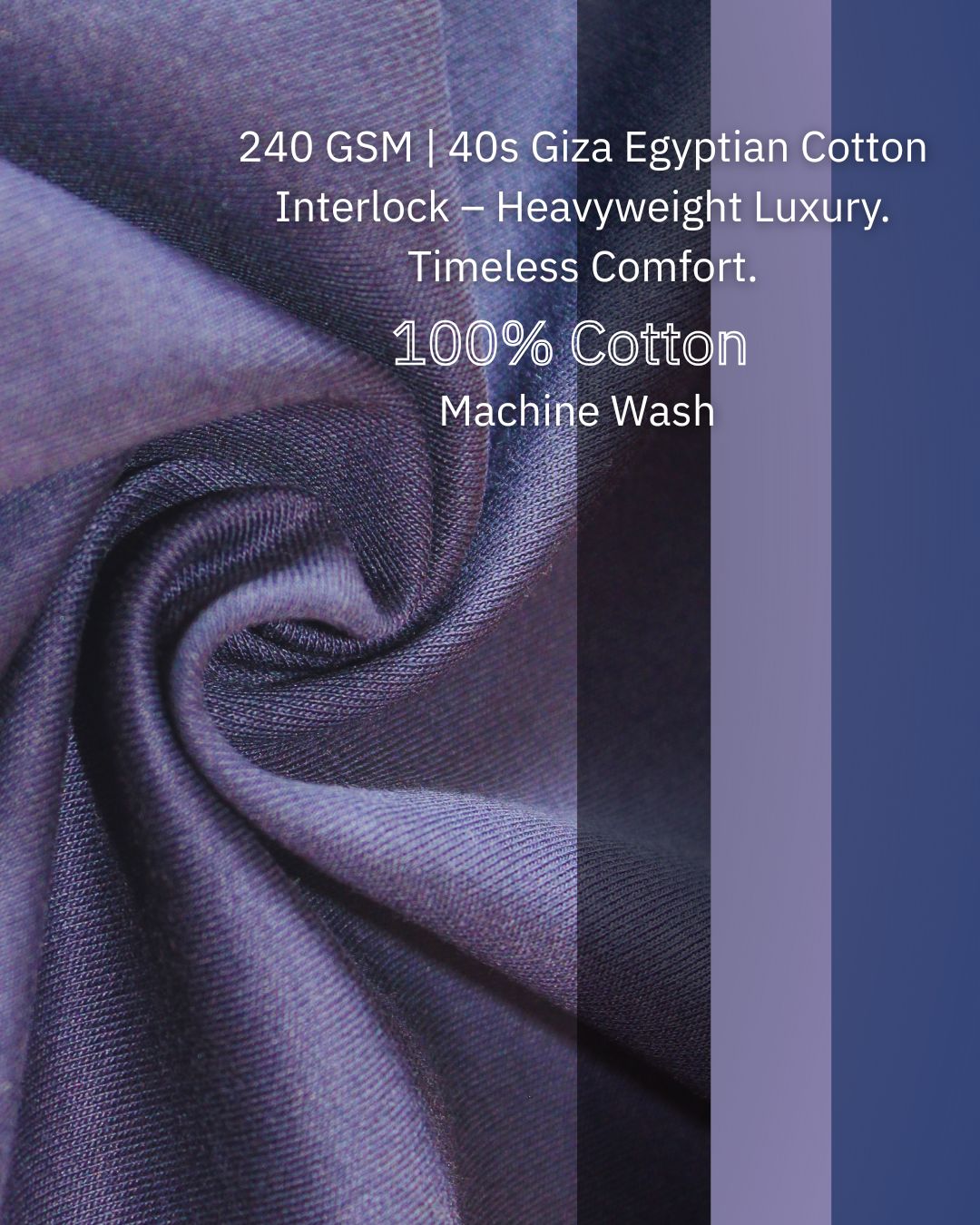 BLAQMOON ORIGINALS NAVY BLUE REGULAR FIT TEE